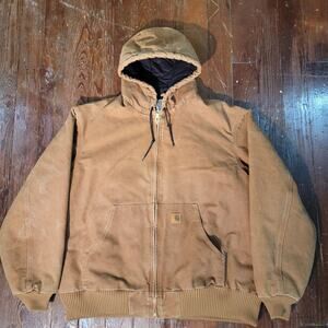 Vintage carhartt j130 brn jacket